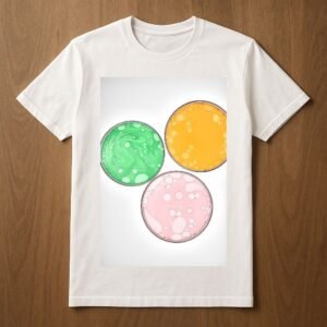 T-shirt with petri dishes