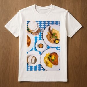T-shirt with food