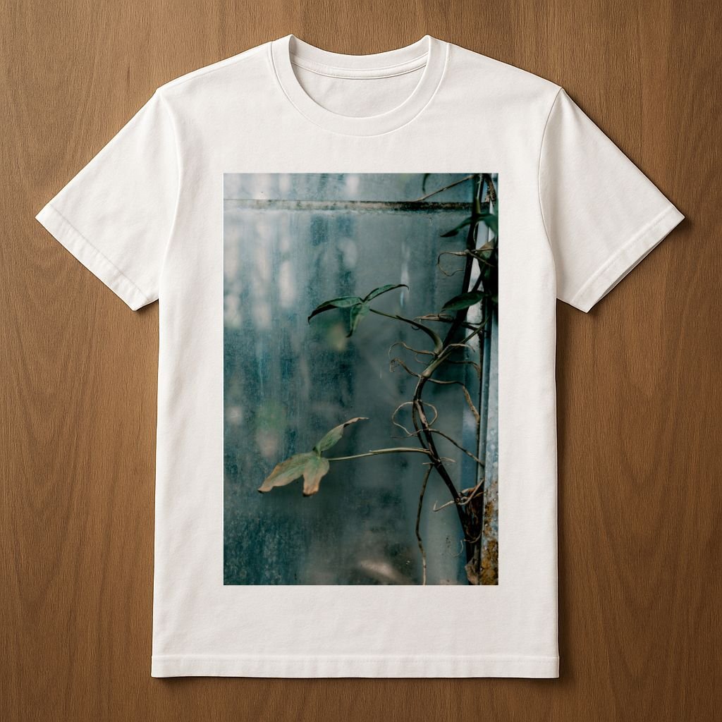 T-shirt with autumn leaves